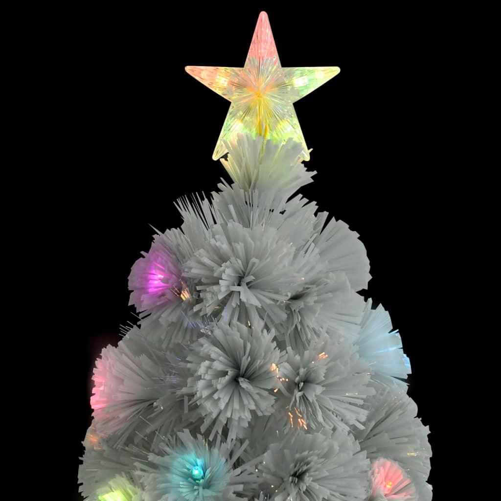 Artificial Christmas Tree with LED White 7 ft Fiber Optic at Set Shop and Smile