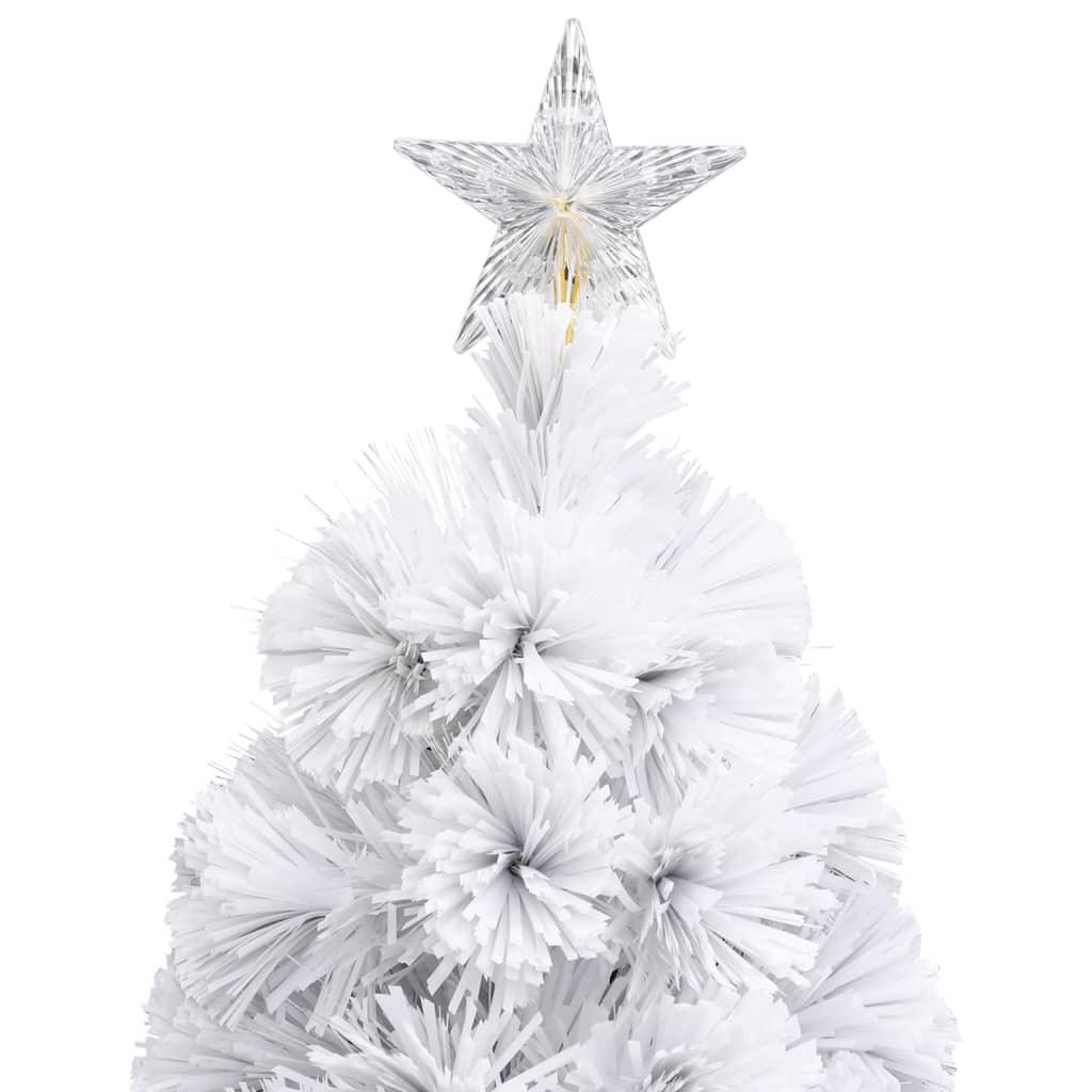 Artificial Christmas Tree with LED White 7 ft Fiber Optic at Set Shop and Smile