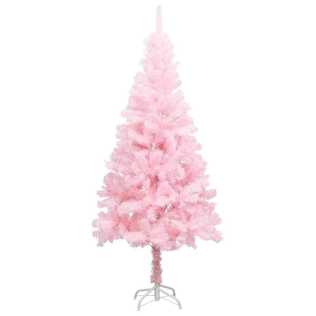 Artificial Christmas Tree with Stand Pink 8 ft PVC at Set Shop and Smile