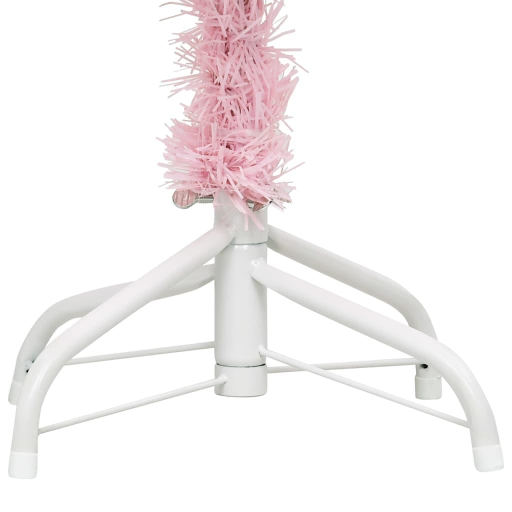 Artificial Christmas Tree with Stand Pink 8 ft PVC at Set Shop and Smile
