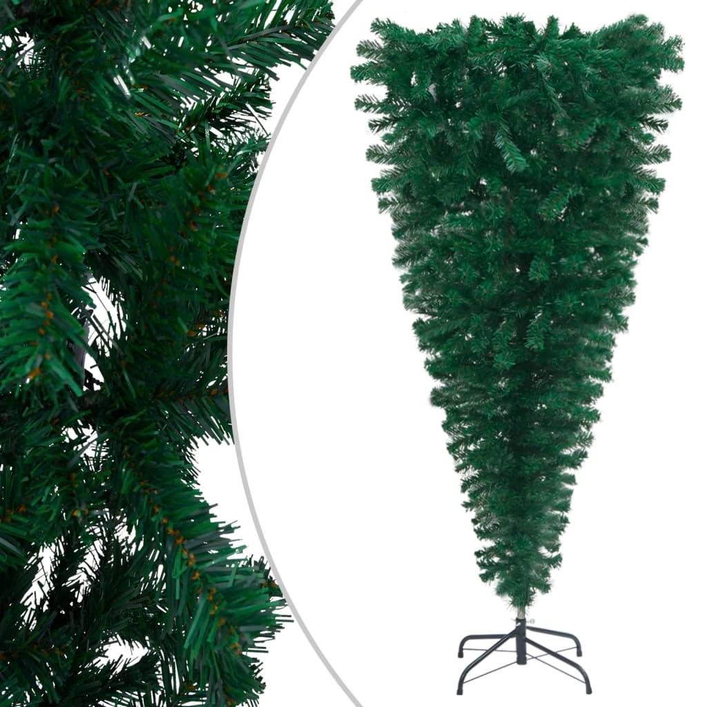 Upside-down Artificial Christmas Tree with Stand Green 5 ft at Set Shop and Smile