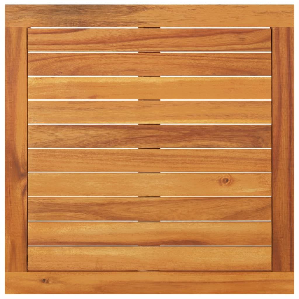 2 Piece Patio Lounge Set with Dark Gray Cushions Acacia Wood at Set Shop and Smile