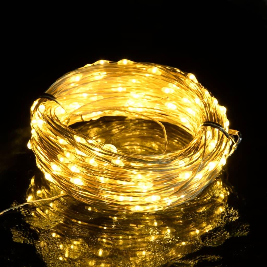 LED String with 150 LEDs Warm White 49.2' at Set Shop and Smile