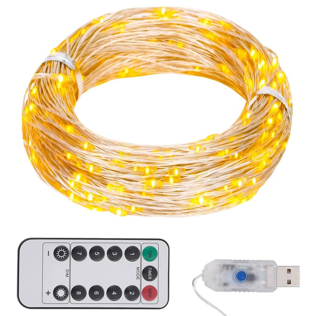 LED String with 300 LEDs Warm White 98.4' at Set Shop and Smile