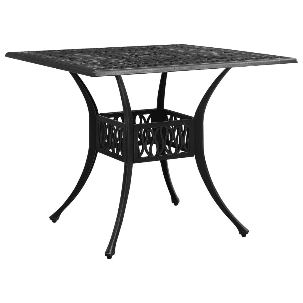 3 Piece Bistro Set Cast Aluminum Black at Set Shop and Smile