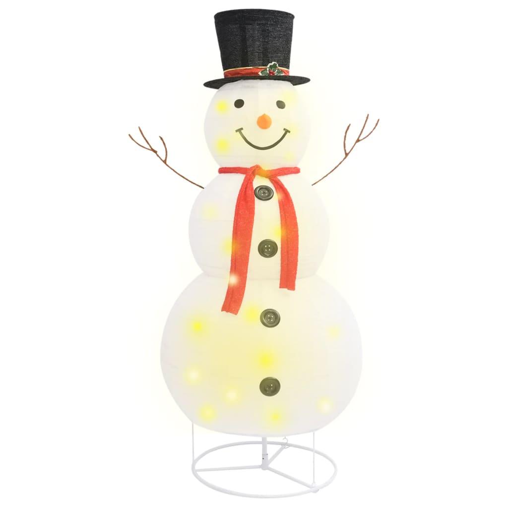 Decorative Christmas Snowman Figure LED Luxury Fabric 6 ft at Set Shop and Smile