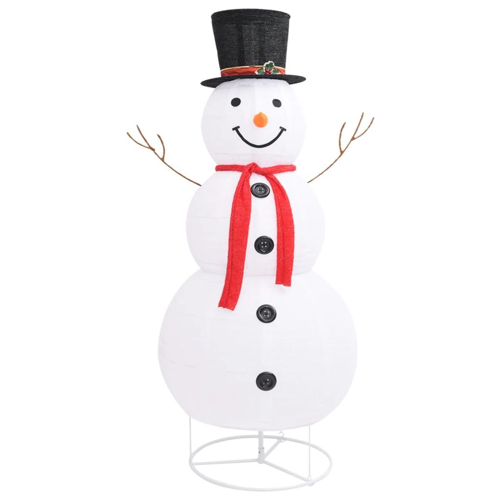 Decorative Christmas Snowman Figure LED Luxury Fabric 6 ft at Set Shop and Smile