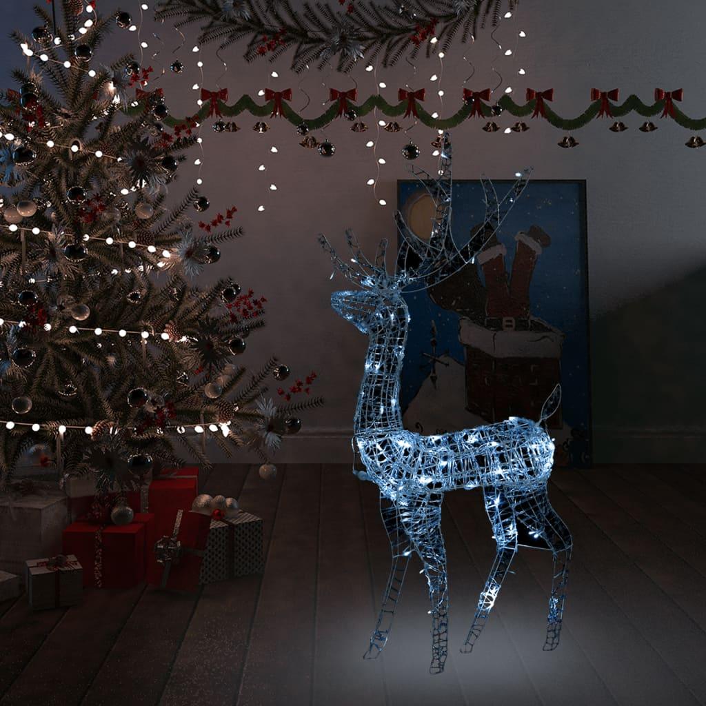 Acrylic Reindeer Christmas Decoration 140 LEDs 4 ft Cold White at Set Shop and Smile