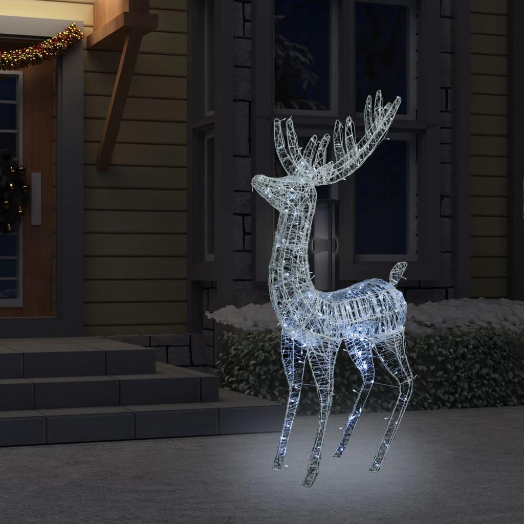 XXL Acrylic Christmas Reindeer 250 LED 6 ft Cold white at Set Shop and Smile