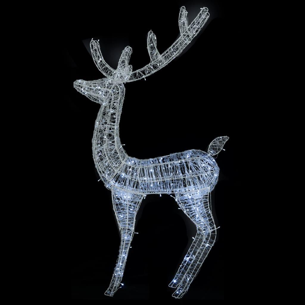 XXL Acrylic Christmas Reindeer 250 LED 6 ft Cold white at Set Shop and Smile