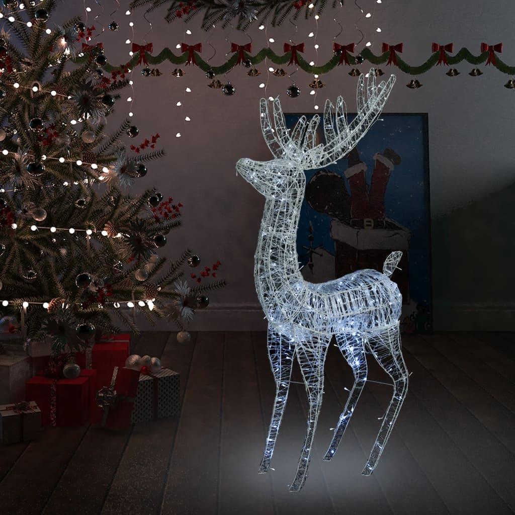 XXL Acrylic Christmas Reindeer 250 LED 6 ft Cold white at Set Shop and Smile