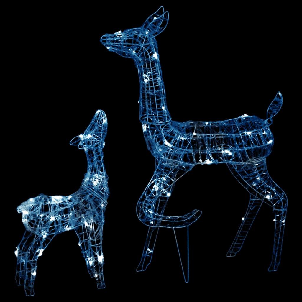 Acrylic Reindeer Family Christmas Decoration 160 LED Cold White at Set Shop and Smile