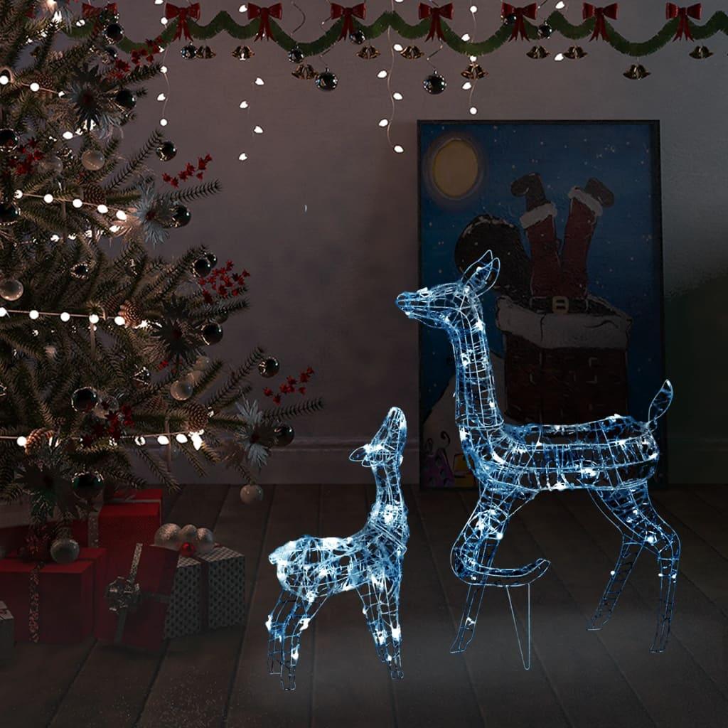 Acrylic Reindeer Family Christmas Decoration 160 LED Cold White at Set Shop and Smile