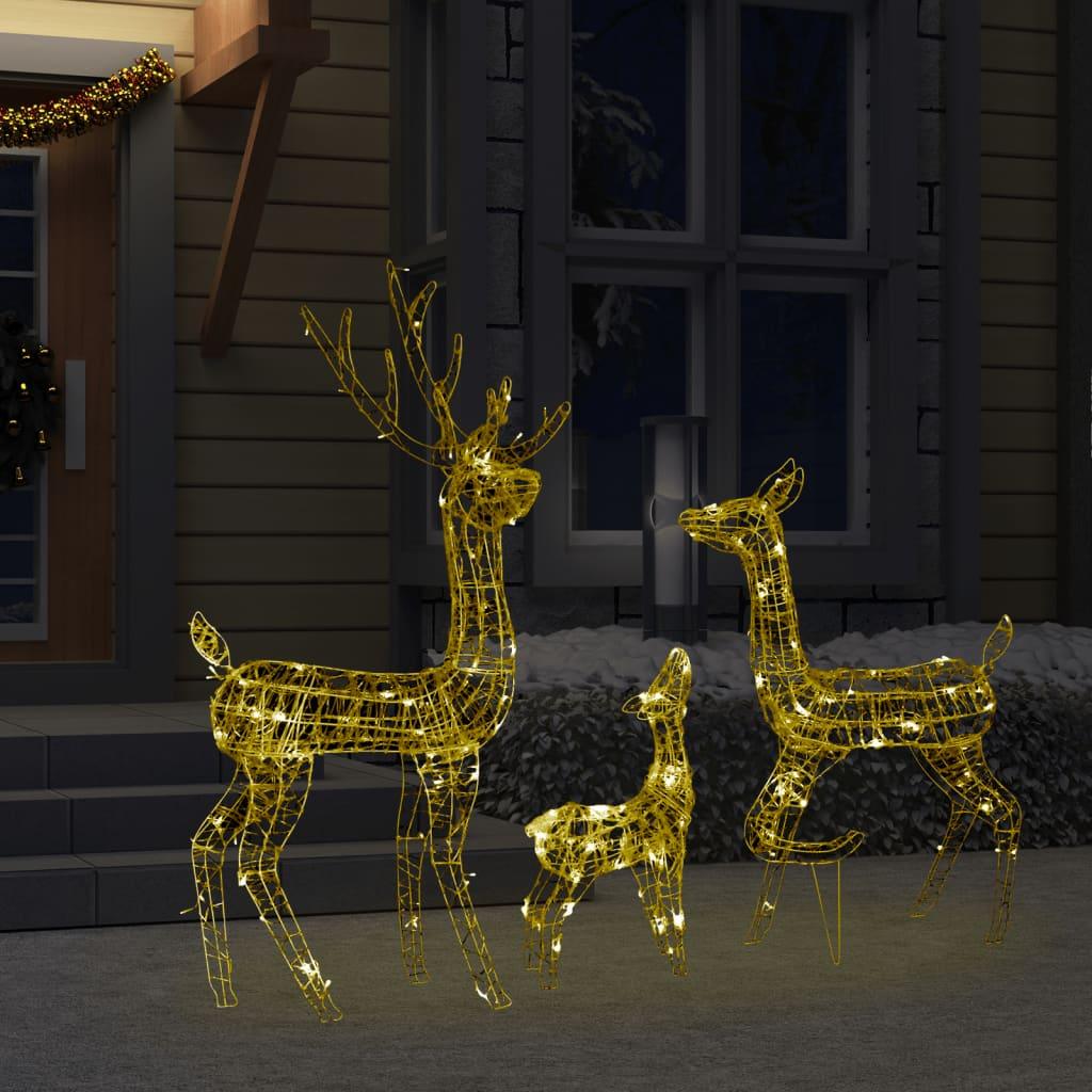 Acrylic Reindeer Family Christmas Decoration 300 LED Warm White at Set Shop and Smile