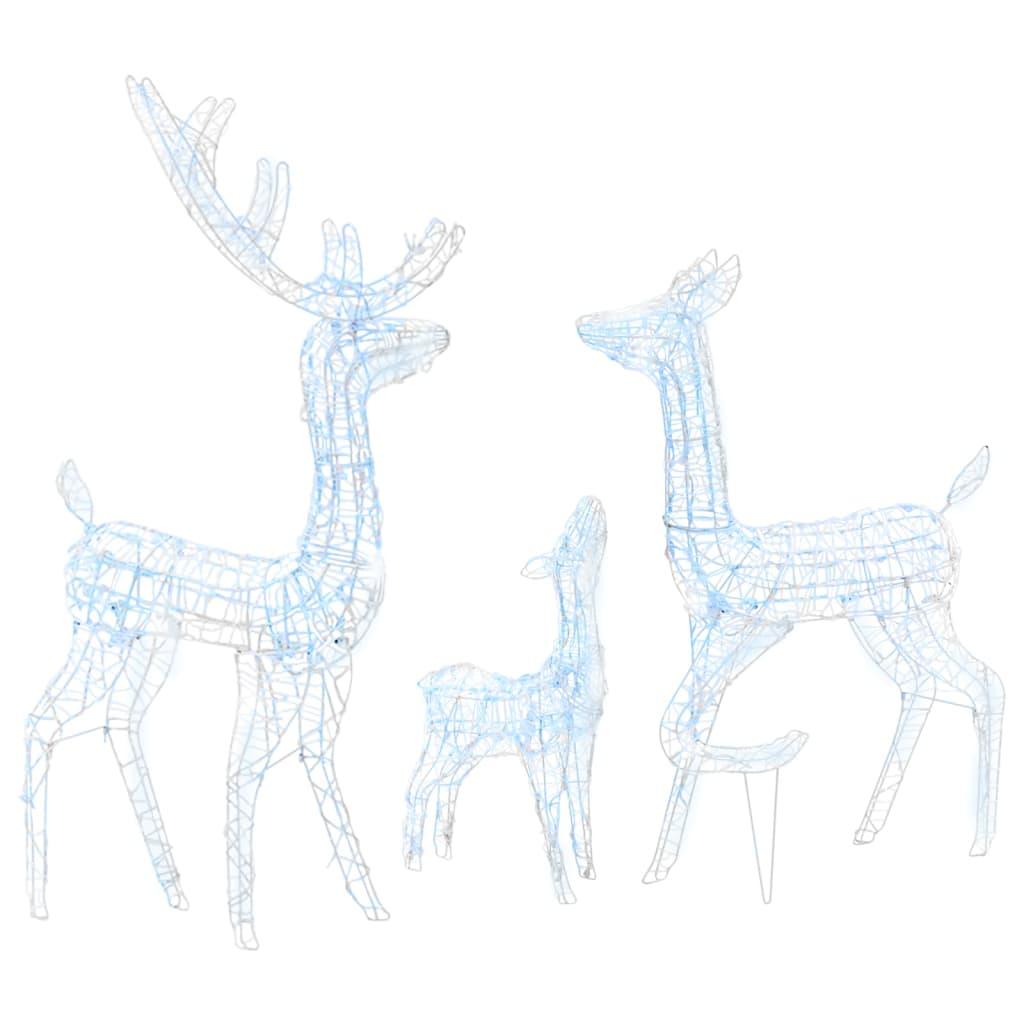 Acrylic Reindeer Family Christmas Decoration 300 LED Cold White at Set Shop and Smile