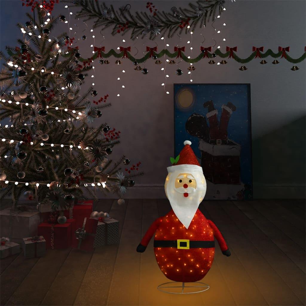 Decorative Christmas Santa Claus Figure LED Luxury Fabric 2 ft at Set Shop and Smile