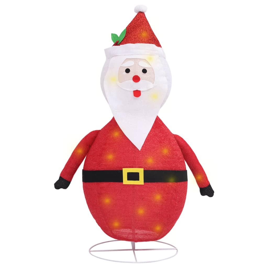 Decorative Christmas Santa Claus Figure LED Luxury Fabric 4 ft at Set Shop and Smile