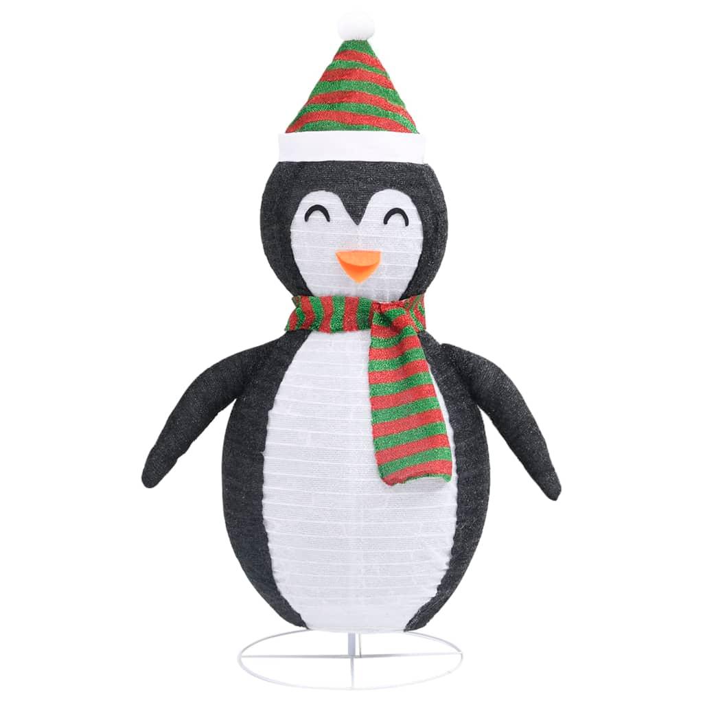Decorative Christmas Snow Penguin Figure LED Luxury Fabric 3 ft at Set Shop and Smile