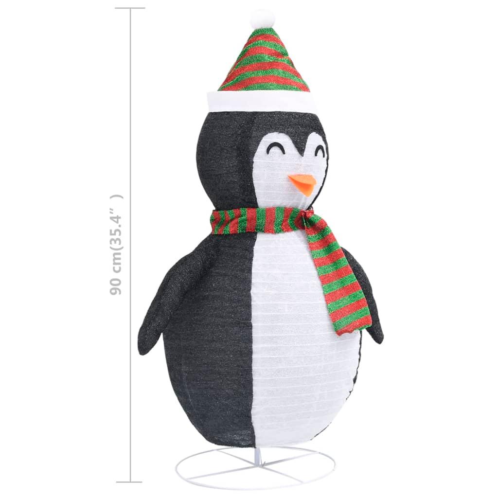 Decorative Christmas Snow Penguin Figure LED Luxury Fabric 3 ft at Set Shop and Smile