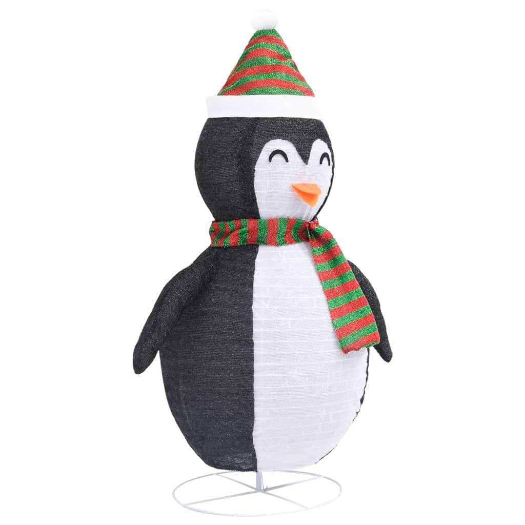 Decorative Christmas Snow Penguin Figure LED Luxury Fabric 4 ft at Set Shop and Smile