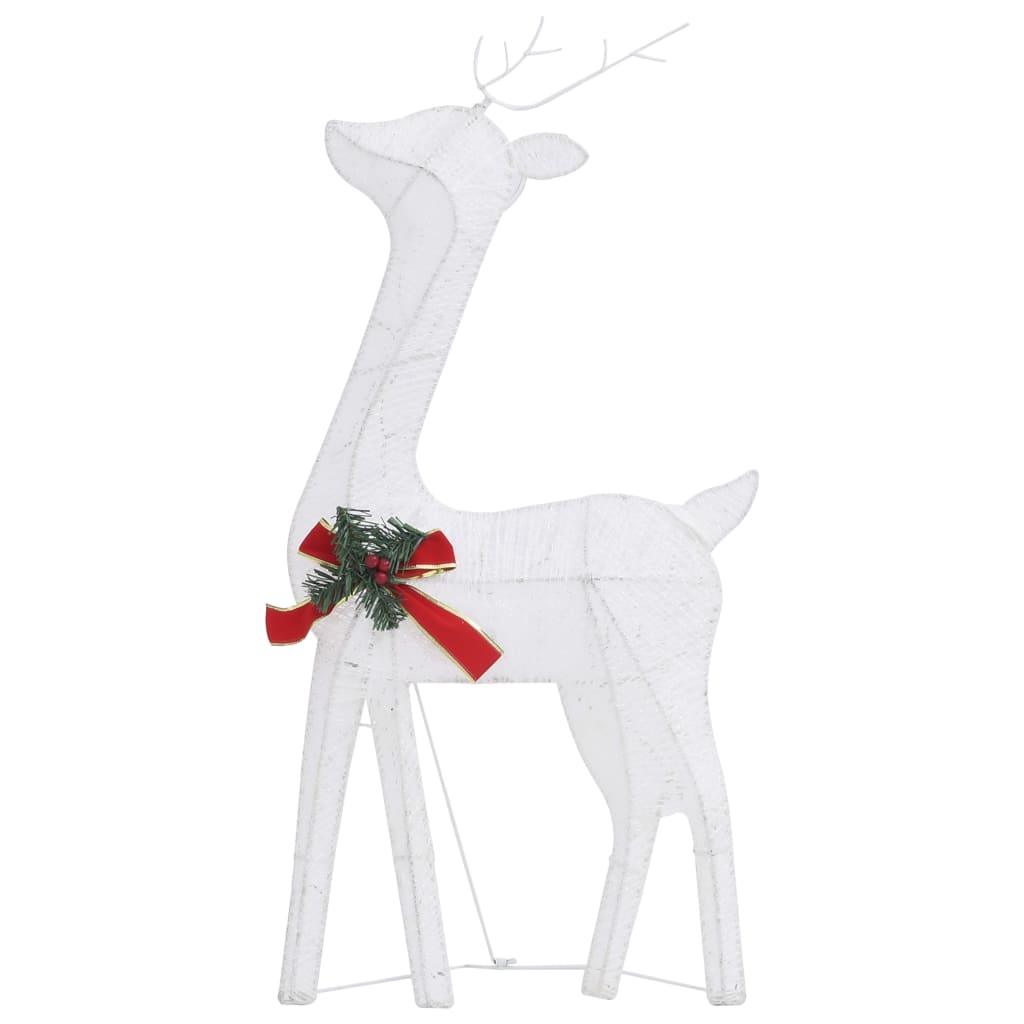 Christmas Reindeer Family 106.3"x2.8"x35.4" White Cold White Mesh at Set Shop and Smile