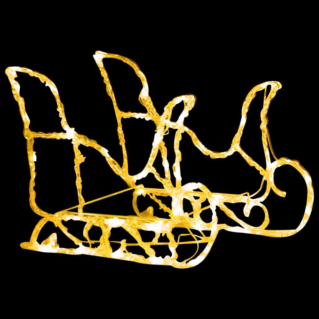 Reindeers & Sleigh Christmas Decoration 110.2"x11"x21.7" Acrylic at Set Shop and Smile