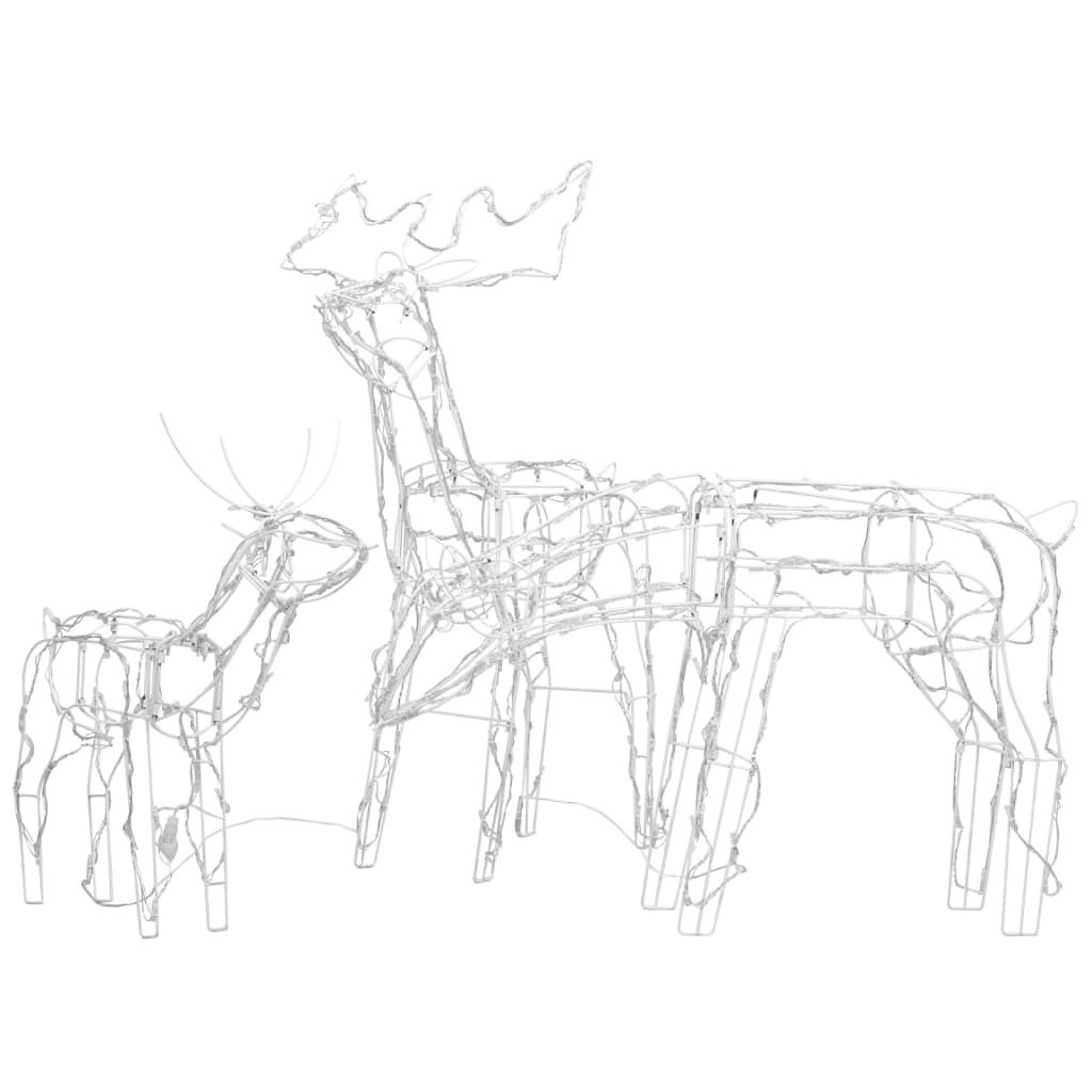 3 Piece Christmas Light Display Reindeers 229 LEDs at Set Shop and Smile