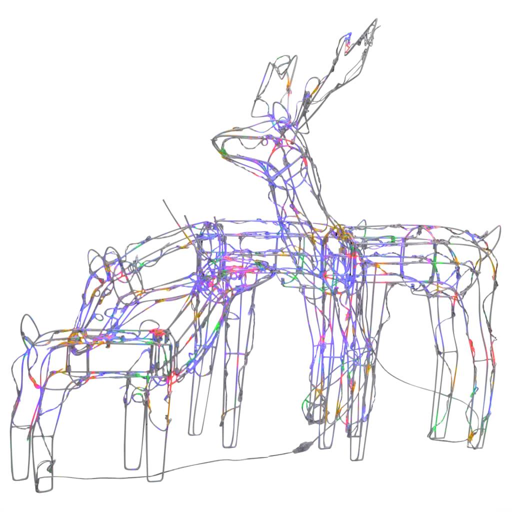 3 Piece Christmas Light Display Reindeers 229 LEDs at Set Shop and Smile