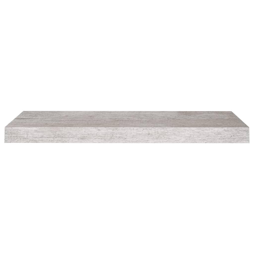 Floating Wall Shelf Concrete Gray 23.6"x9.3"x1.5" MDF at Set Shop and Smile