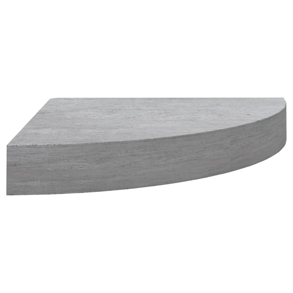 Wall Corner Shelf Concrete Gray 13.7"x13.7"x1.4" MDF at Set Shop and Smile