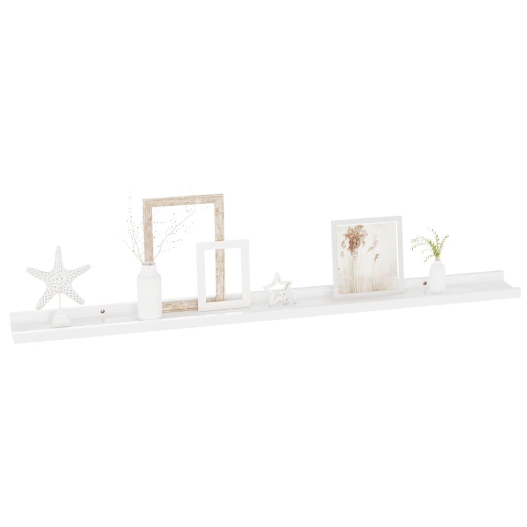 Wall Shelves 4 pcs High Gloss White 39.4"x3.5"x1.2" at Set Shop and Smile