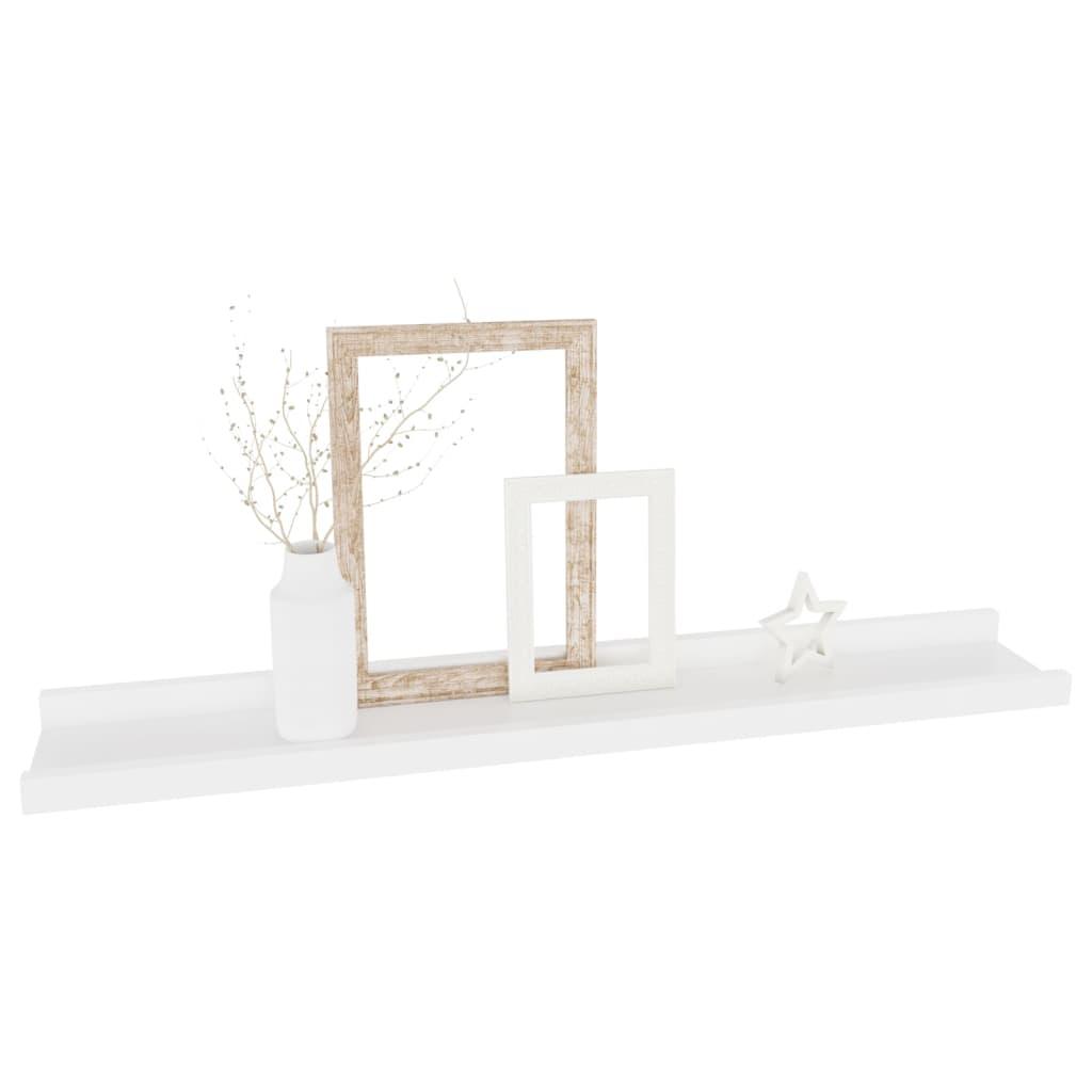 Wall Shelves 4 pcs White 23.6"x3.5"x1.2" at Set Shop and Smile