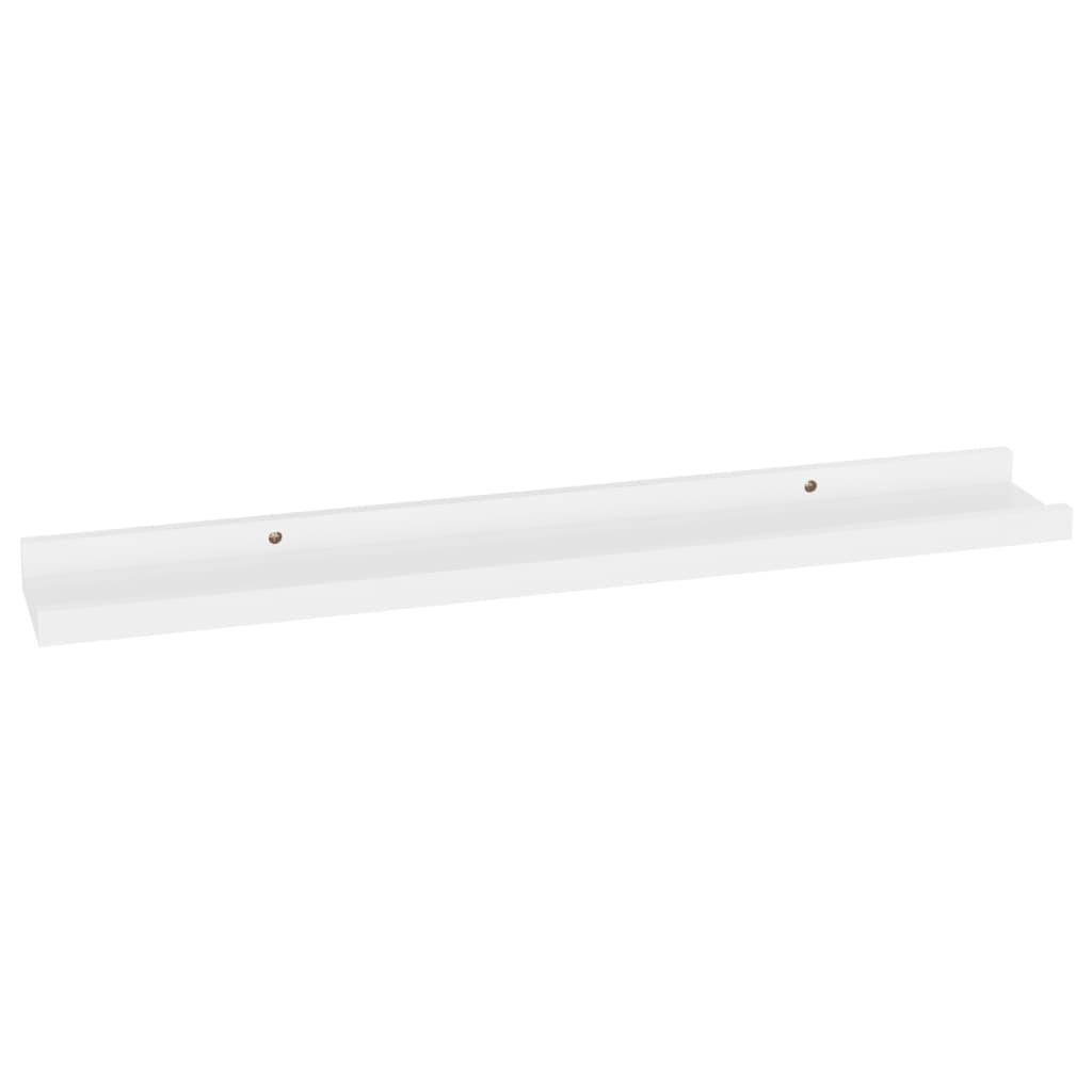 Wall Shelves 4 pcs White 23.6"x3.5"x1.2" at Set Shop and Smile