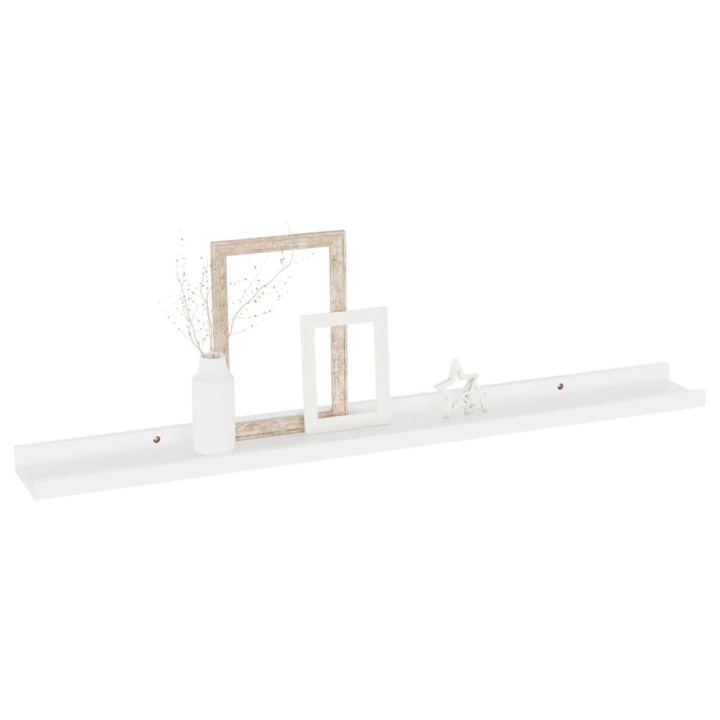 Wall Shelves 4 pcs White 31.5"x3.5"x1.2" at Set Shop and Smile