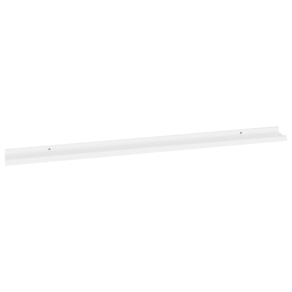 Wall Shelves 4 pcs White 45.3"x3.5"x1.2" at Set Shop and Smile