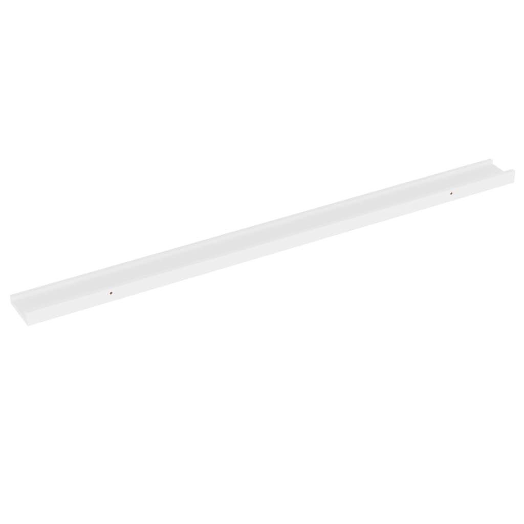 Wall Shelves 4 pcs White 45.3"x3.5"x1.2" at Set Shop and Smile