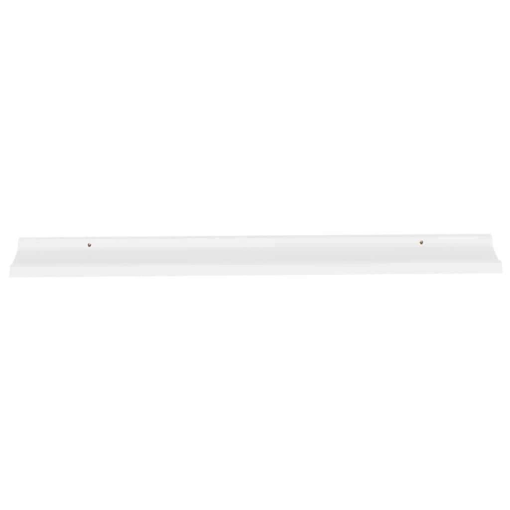 Wall Shelves 4 pcs White 45.3"x3.5"x1.2" at Set Shop and Smile