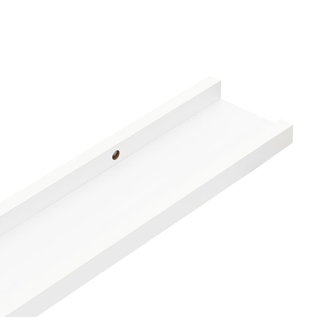 Wall Shelves 4 pcs White 45.3"x3.5"x1.2" at Set Shop and Smile