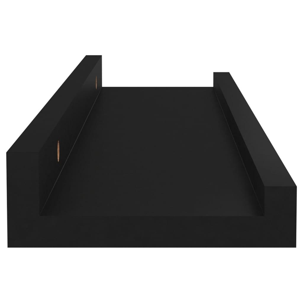 Wall Shelves 4 pcs Black 15.7"x3.5"x1.2" at Set Shop and Smile