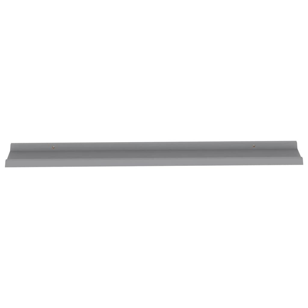 Wall Shelves 2 pcs Gray 45.3"x3.5"x1.2" at Set Shop and Smile