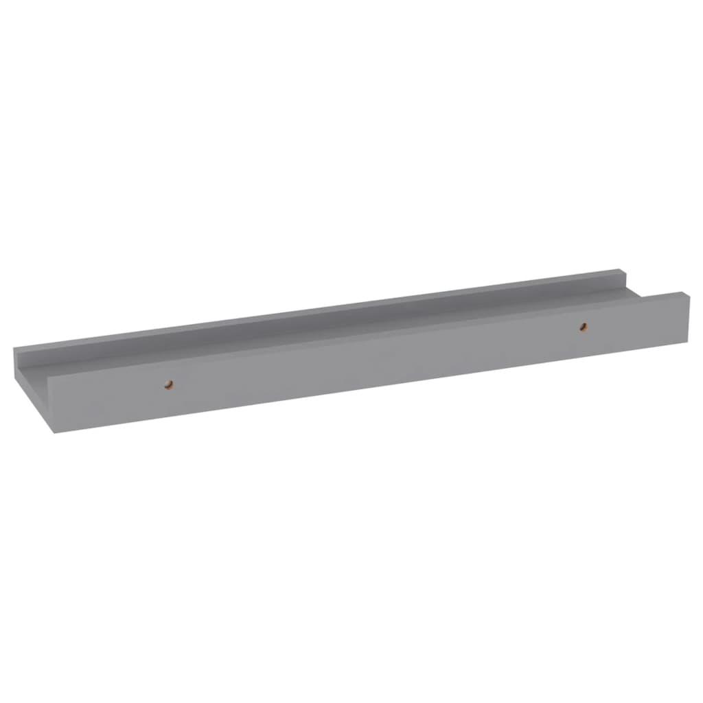Wall Shelves 4 pcs Gray 15.7"x3.5"x1.2" at Set Shop and Smile