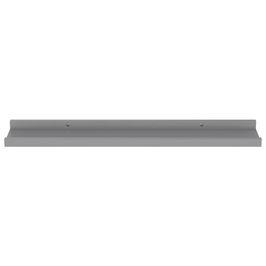 Wall Shelves 4 pcs Gray 23.6"x3.5"x1.2" at Set Shop and Smile