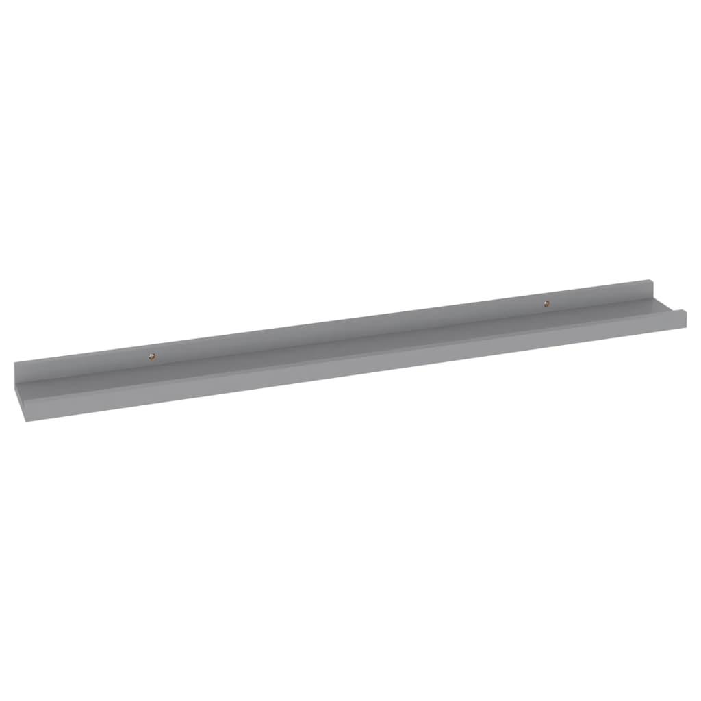 Wall Shelves 4 pcs Gray 31.5"x3.5"x1.2" at Set Shop and Smile