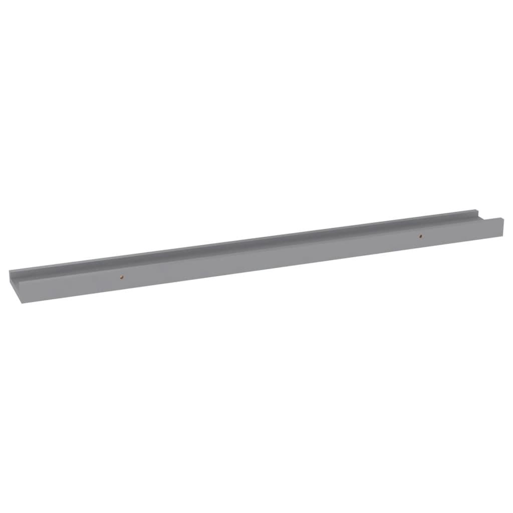 Wall Shelves 4 pcs Gray 31.5"x3.5"x1.2" at Set Shop and Smile