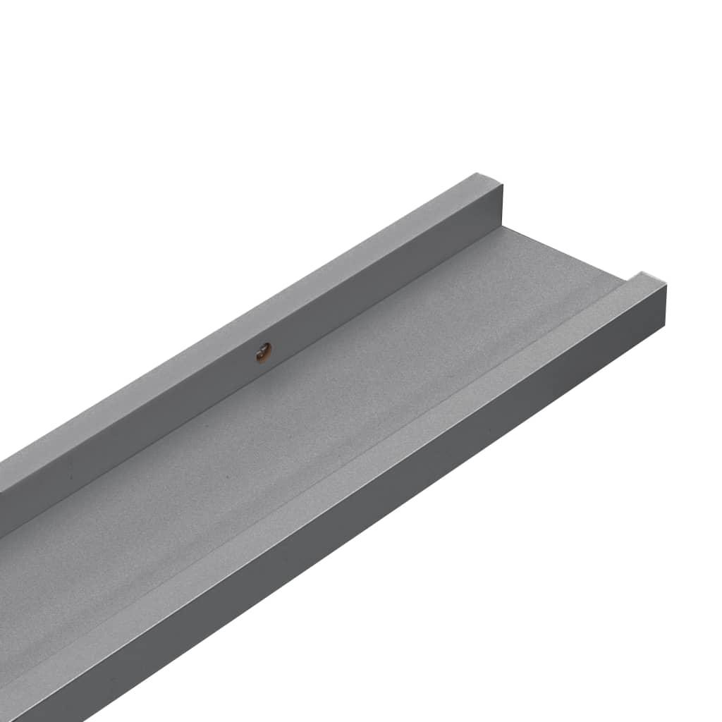 Wall Shelves 4 pcs Gray 31.5"x3.5"x1.2" at Set Shop and Smile