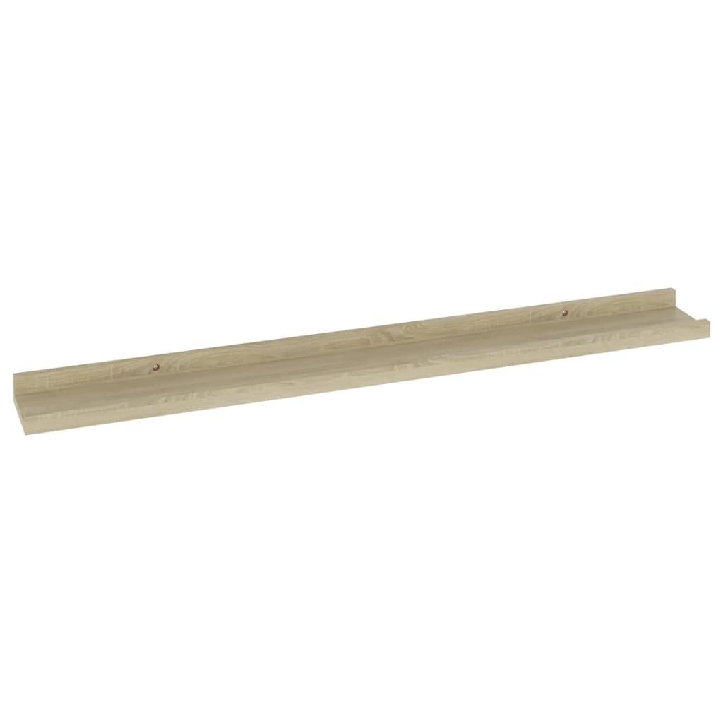 Wall Shelves 2 pcs Sonoma Oak 31.5"x3.5"x1.2" at Set Shop and Smile