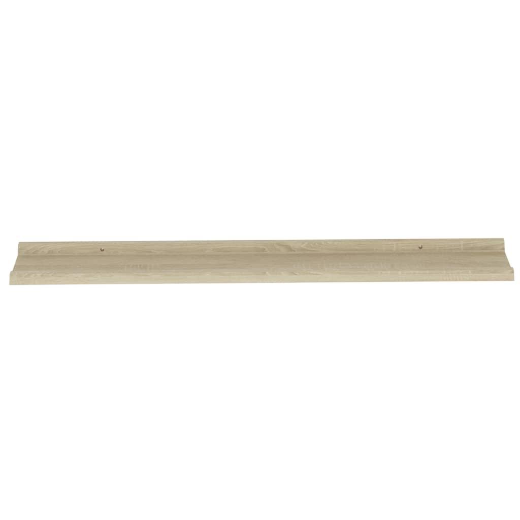 Wall Shelves 2 pcs Sonoma Oak 39.4"x3.5"x1.2" at Set Shop and Smile