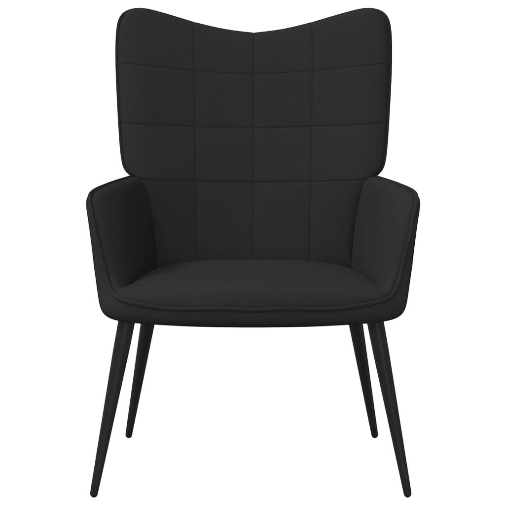 Relaxing Chair Black Fabric at Set Shop and Smile