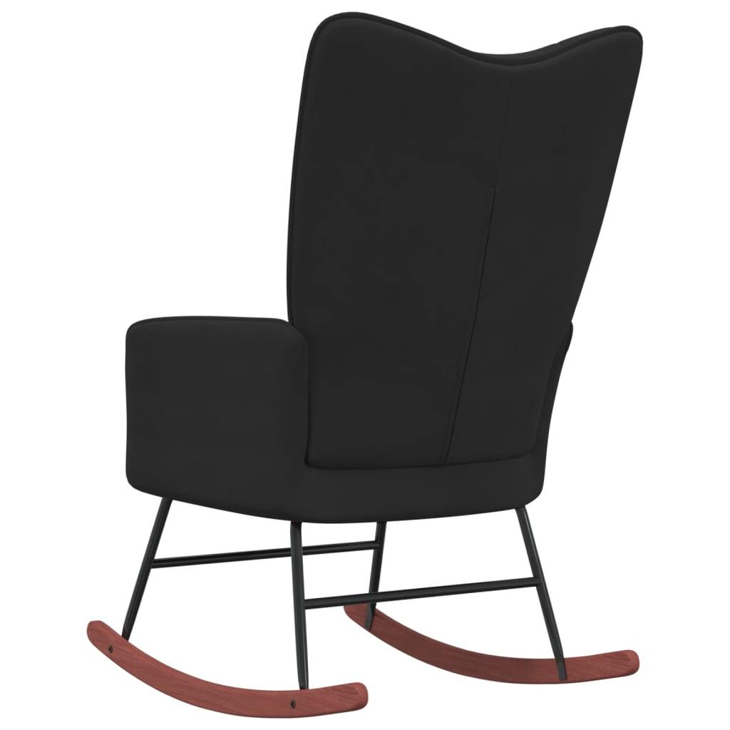 Rocking Chair Black Velvet at Set Shop and Smile