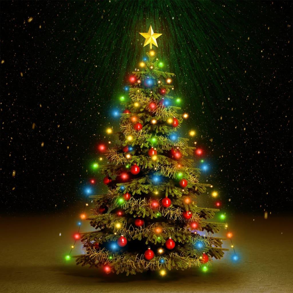 Christmas Tree Net Lights with 150 LEDs Colorful 59.1" at Set Shop and Smile
